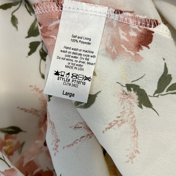 Be Stage floral tank top with adjustable straps - Picture 7 of 7